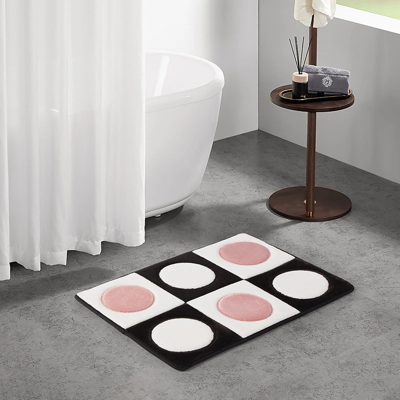 

Drymax Latest Memory Foam Bath Mat Super Absorbent Quick Dry Floral Pattern Fashionable Accent Rug Classic Tapis For Living Room