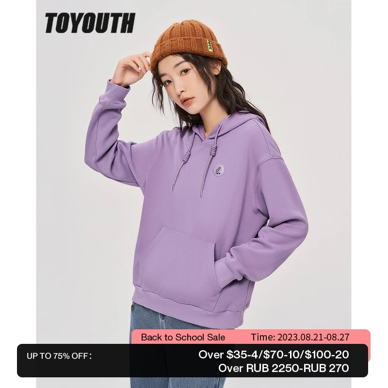 Женская флисовая толстовка с капюшоном, с длинным рукавом