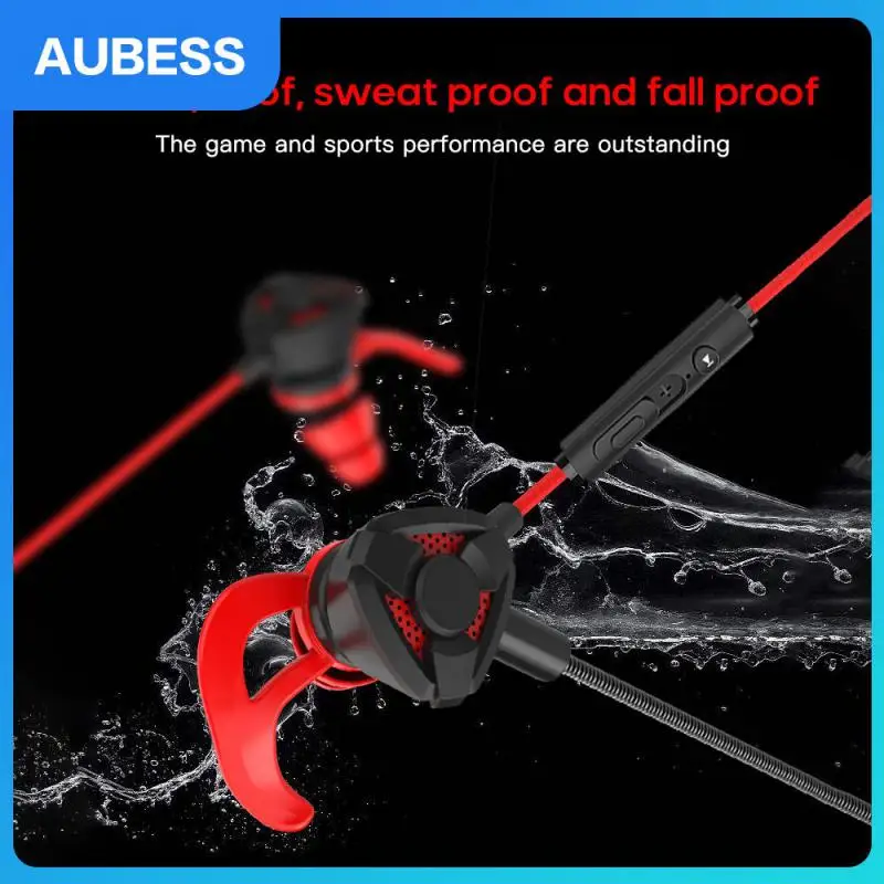 

Wired In-ear Headphones Volume Control With Microphone Mobile Computer Headset Noise-cancelling Stereo Headset For