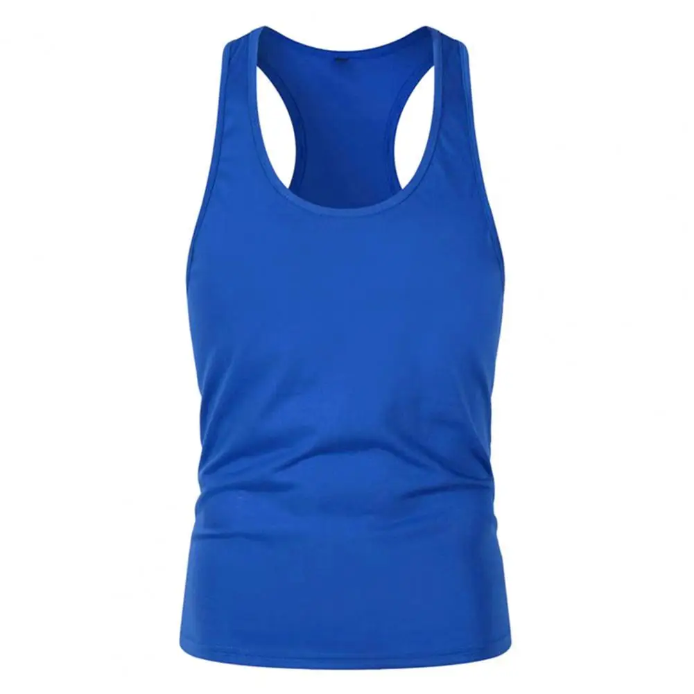 

Simple Sports Vest Sleeveless Quick Drying Fitness Vest Solid Color Fitness Vest for Daily Wear Basketball Vest