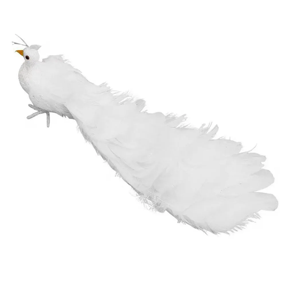 

Artificial Feather Simulate Feather Merchandise Decoration 1pcs 37x13cm Feather Fluff Gold Dust Festival Decor