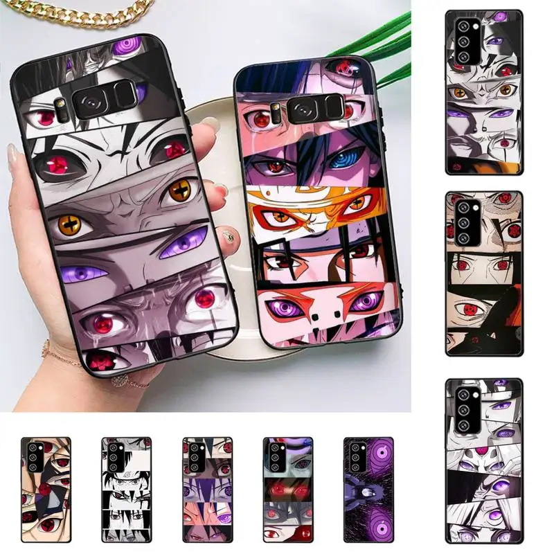 

BANDAI Anime Naruto Eyes Phone Case For Samsung Galaxy Note 10Pro Note20ultra note20 note10lite M30S Coque