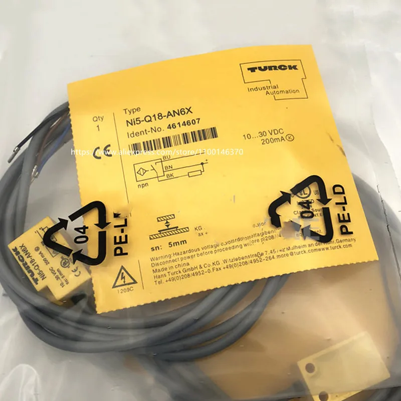 5 шт., новый высококачественный квадратный индуктивный датчик приближения для грузовиков