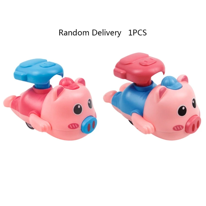 

Cute Children's Cartoon Car Toys Pushing Ejection Piggy Sliding Inertial Boy Toy Toddlers Gift for Birthday Festival