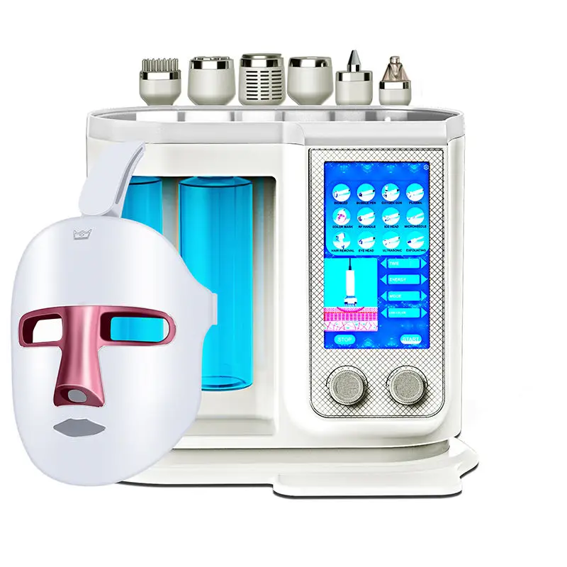 

7 in 1 Hydro Dermabrasion Ultrasonic Deep Cleansing Facial Machine Oxygen Jet Peel Beauty Equipment