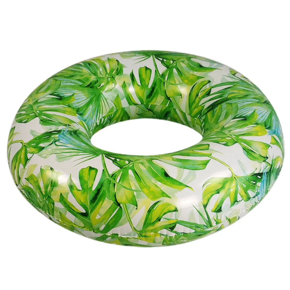

Ring Pool Float Inflatable Swim Tubes Water Swimming Adults Palm Leaf Loungers Hawaiian Tropical Lounger