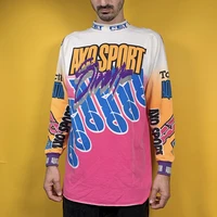 2022 new motocross jersey mtb jersey downhill bike shirt enduro motorcycles long sleeve cycling shirt quick drying t shirt