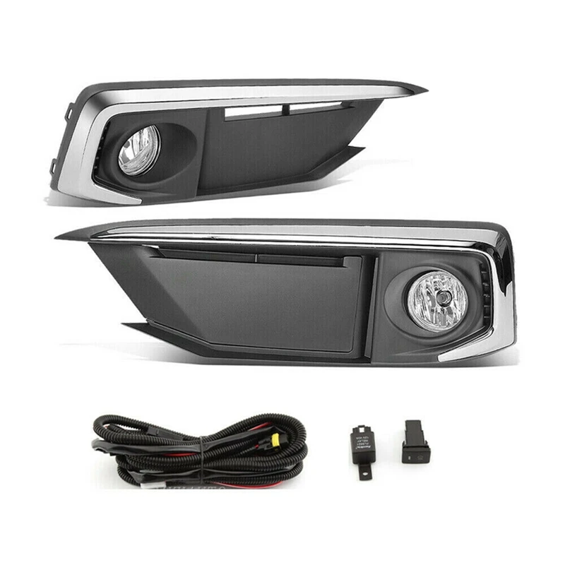 

Для 2019-2020 Honda Civic Coupe/Sedan передний бампер противотумансветильник фара чехол с фотоэлементом