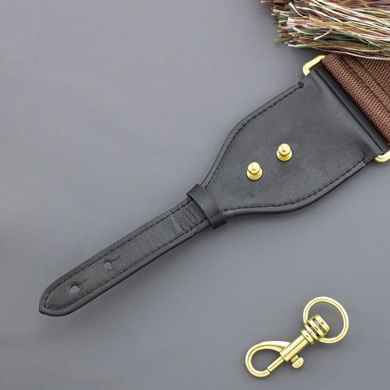 6cm Shoulder Strap For Saddle Bag Fashion Tassel Canvas Bag Strap Accessorie For Handbags Luxury Design Crossbody Bag Strap