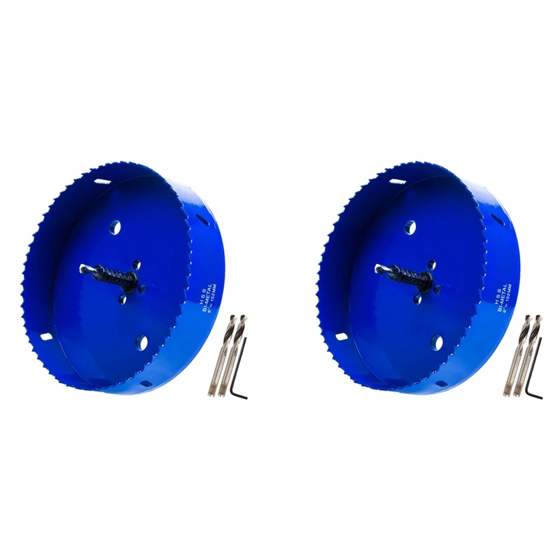 2Pcs 6 Inch 152 Mm Hole Saw Blade For Cornhole Boards/Corn H