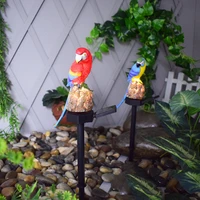 handmade simulation parrot creative feather lawn figurine ornament animal bird garden bird prop decoration