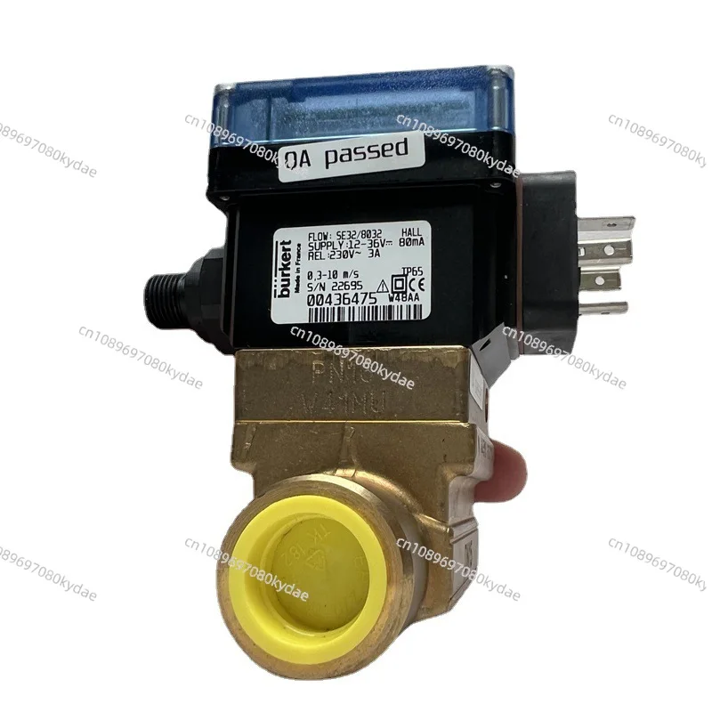 Расходомер турбины Burkert Se32 8032 потока S/n латунные инструменты из нержавеющей стали