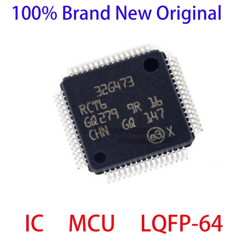 STM32G473RCT6 STM STM32G STM32G473 STM32G473RC STM32G473RCT 100% Brand New Original IC MCU LQFP-64