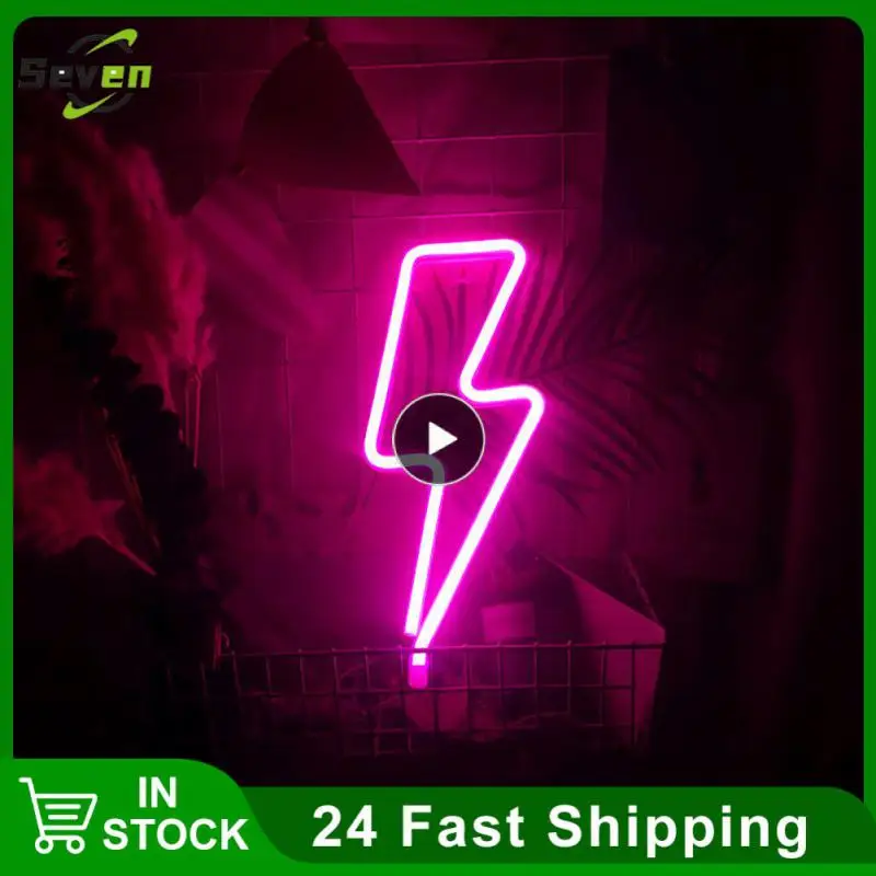

Warm Light Eyes Protection Neon Fulmination Light Plastic Portable Usb Night Light Soft Light Tri-color Modeling Lights Lamp