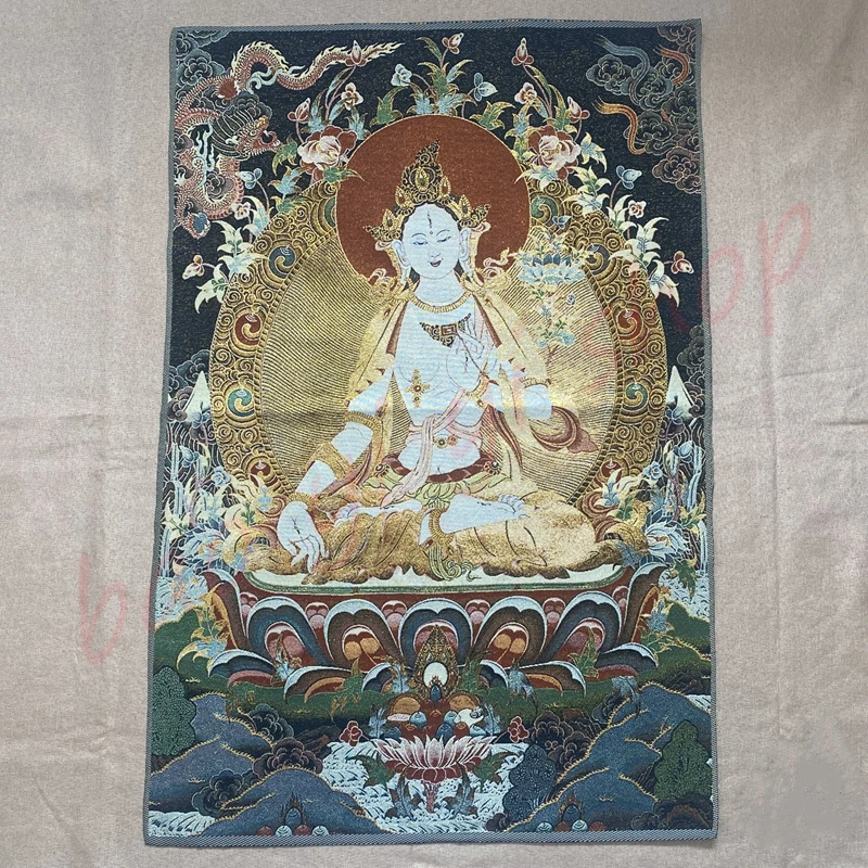 

Thangka/religious home decoration painting/white tara/auspicious Thangka