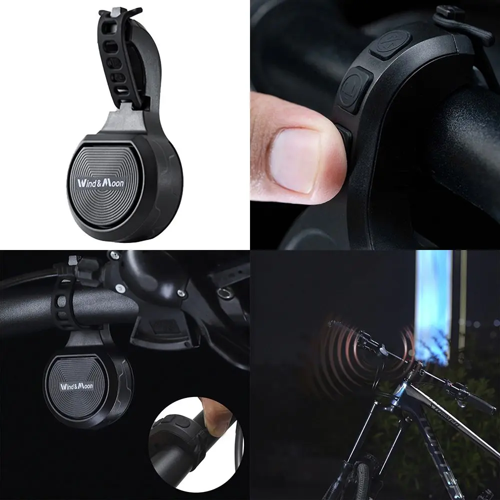 

New Outdoor IPX6 Waterproof Portable Bike Bell Electric Horn Ride Alarm Immobilizer Cycling