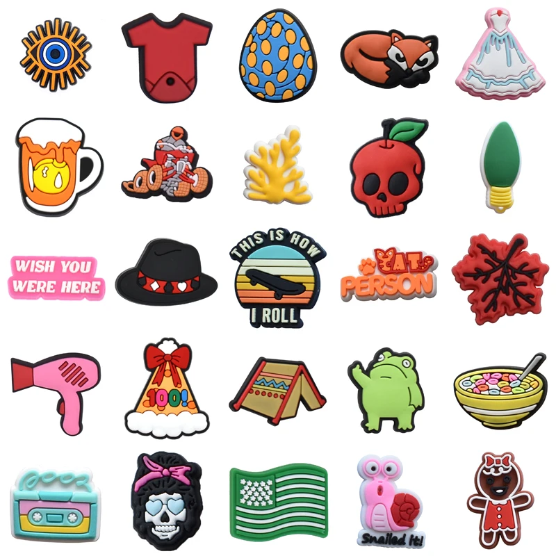 

Boy Women Charm Girl Decorations for Crocs Shoes Accessories Wholesale Bulk Kids Para Pins Gifts Shoe Charms Set Jeans Packs Men