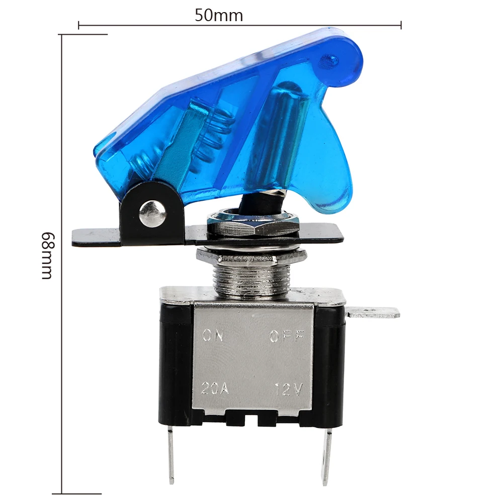 Автомобильная крышка Φ 1 шт. Переключатель 12 В 20 А переключатель с защитной