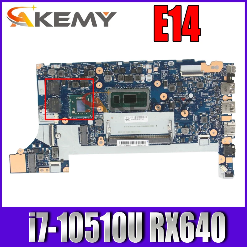 

For Lenovo ThinkPad E14 Laptop Motherboard NM-C421 With CPU i7-10510U RX640 WIN YT FRU 5B20S72292 DDR4 100% Fully Tested