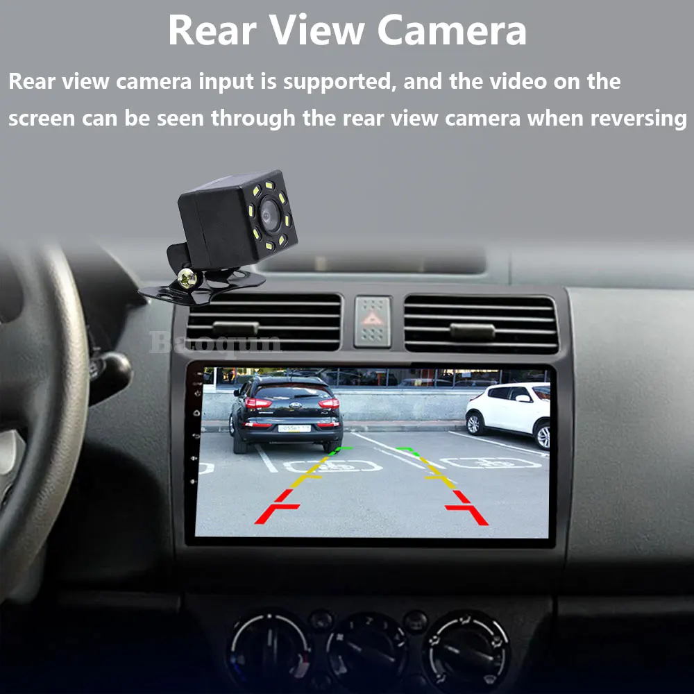 Фото Автомобильный радиоприемник Android для Suzuki Swift 2003-2019, автонавигация, GPS, головное устройство, мультимедийный видеоплеер, 4G Carplay 2din DVD №4