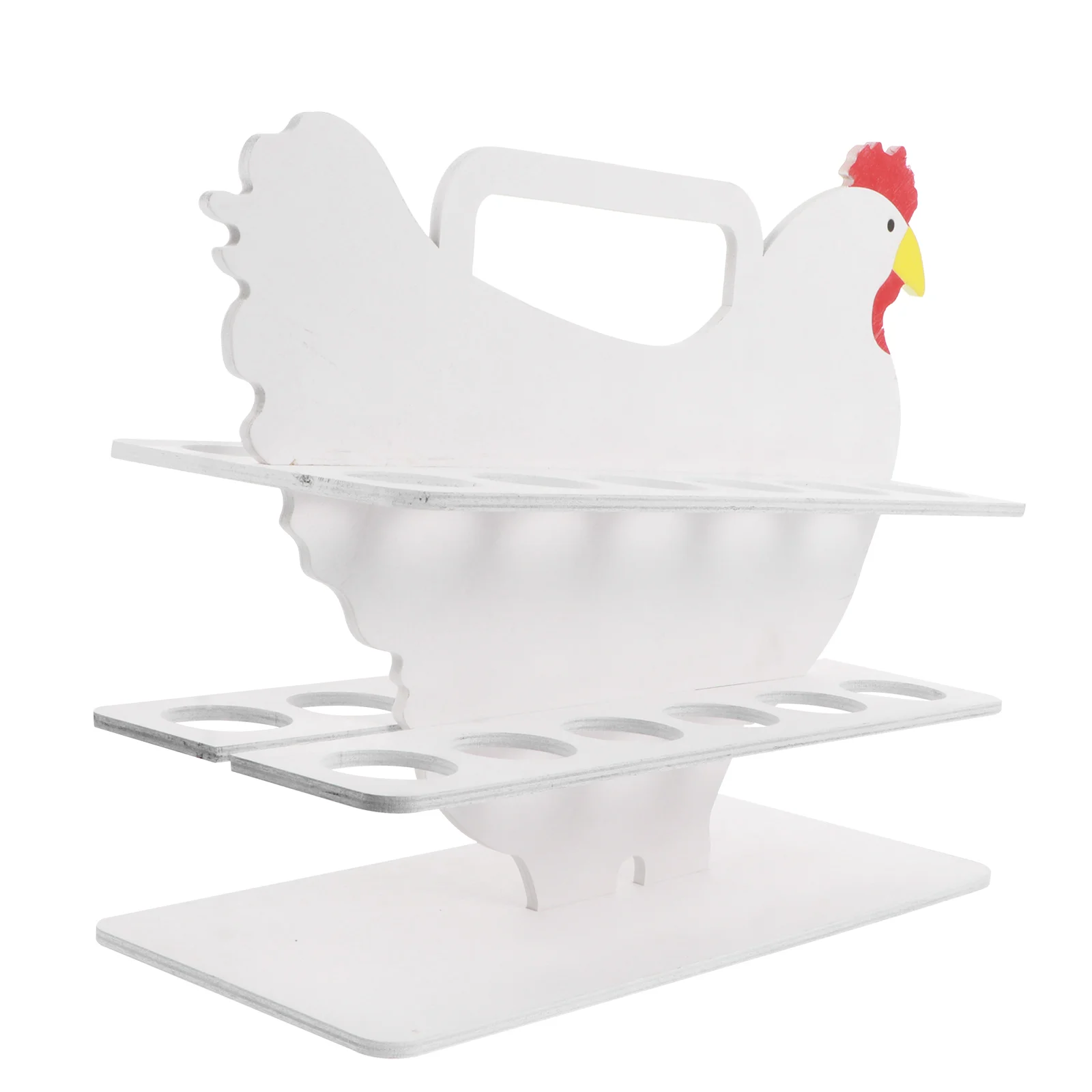 

Wood Egg Stand Tray Plastic Decorating Eggs Display Rack Stands Skelter Refrigerator Holder Boiled