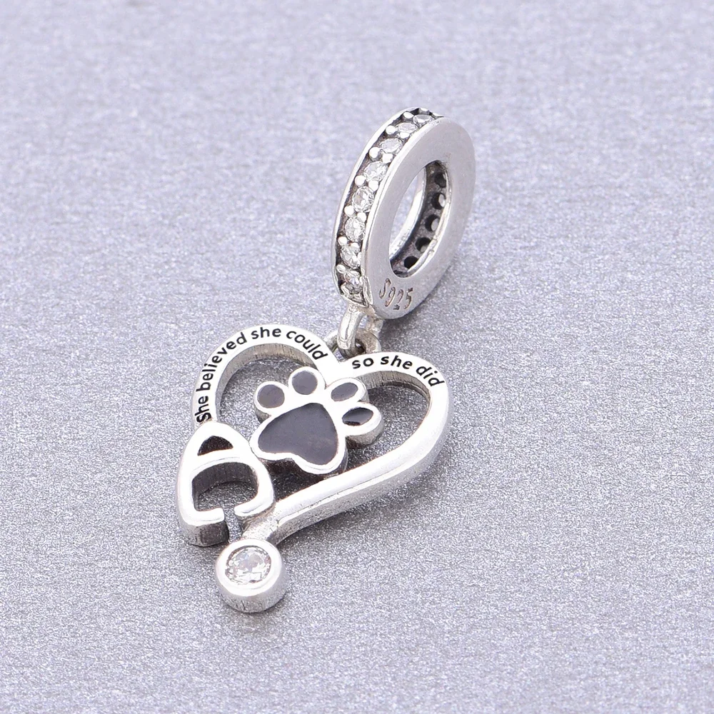 Ювелирные изделия FC подходят для оригинального браслета-подвески Pan серебро 925