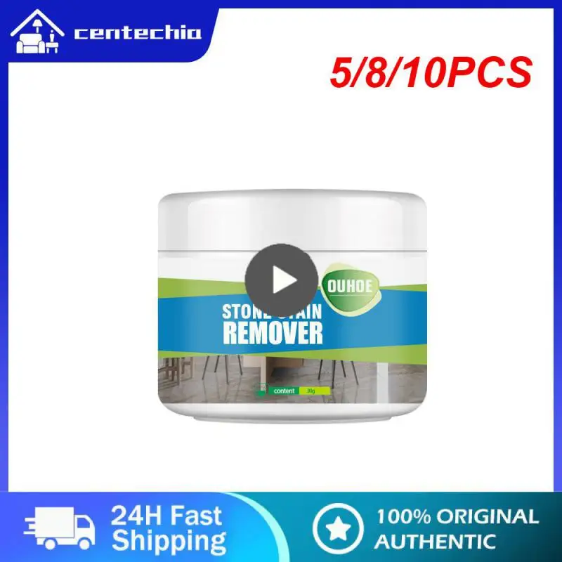 

5/8/10PCS Environment Friendly Stone Stain Remover Quickly Stone Cleaning Powder Household Oil Stain Cleaner Safe Newest