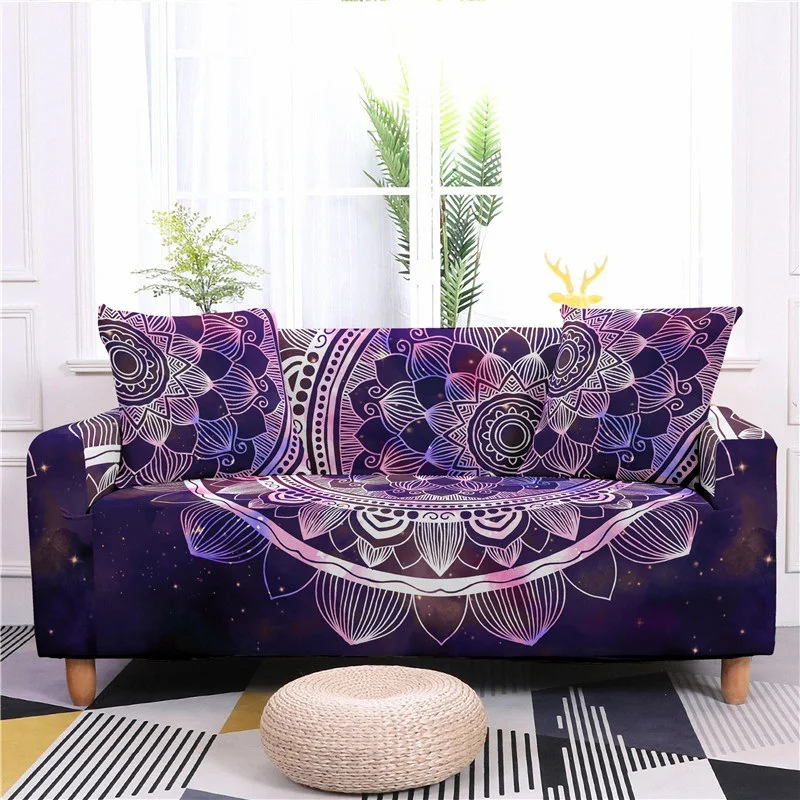 

Vintage European Floral Print Sofa Cover Stretch Antifouling Couch Cover Furniture Chair Cover Sofas for Living Room Bean Bag