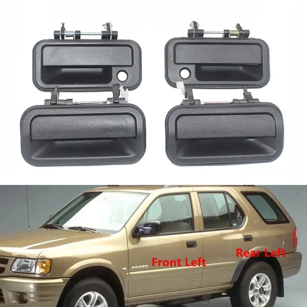 

IZ1520106 Car Black Exterior Rear Left Door Handles Replacement for Isuzu Rodeo Pickup 1998 1999 2000 2001 2002 2003