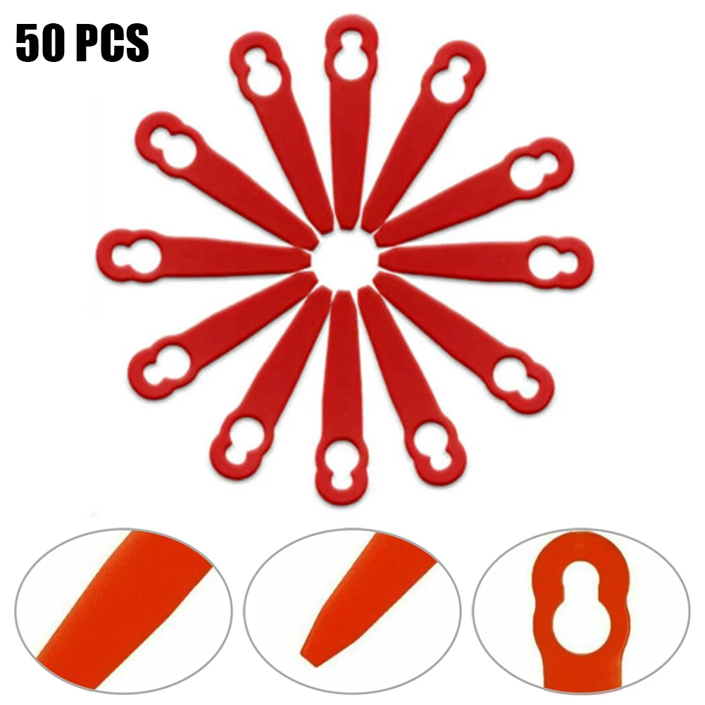 

50PCS Plastic Blades For STIHL FSA 45 FSA 57 Grass Trimmer Spare Parts 83mm For Garden Grass Cutter String Trimmer Plastic Blade