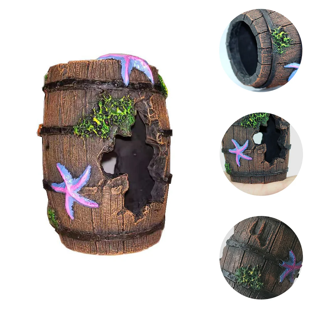 

Tank Aquarium Decor Caveornament Mini Accessories Decorations Hideaway Resin Hideout Shelter Decoration Miniature Hiding House