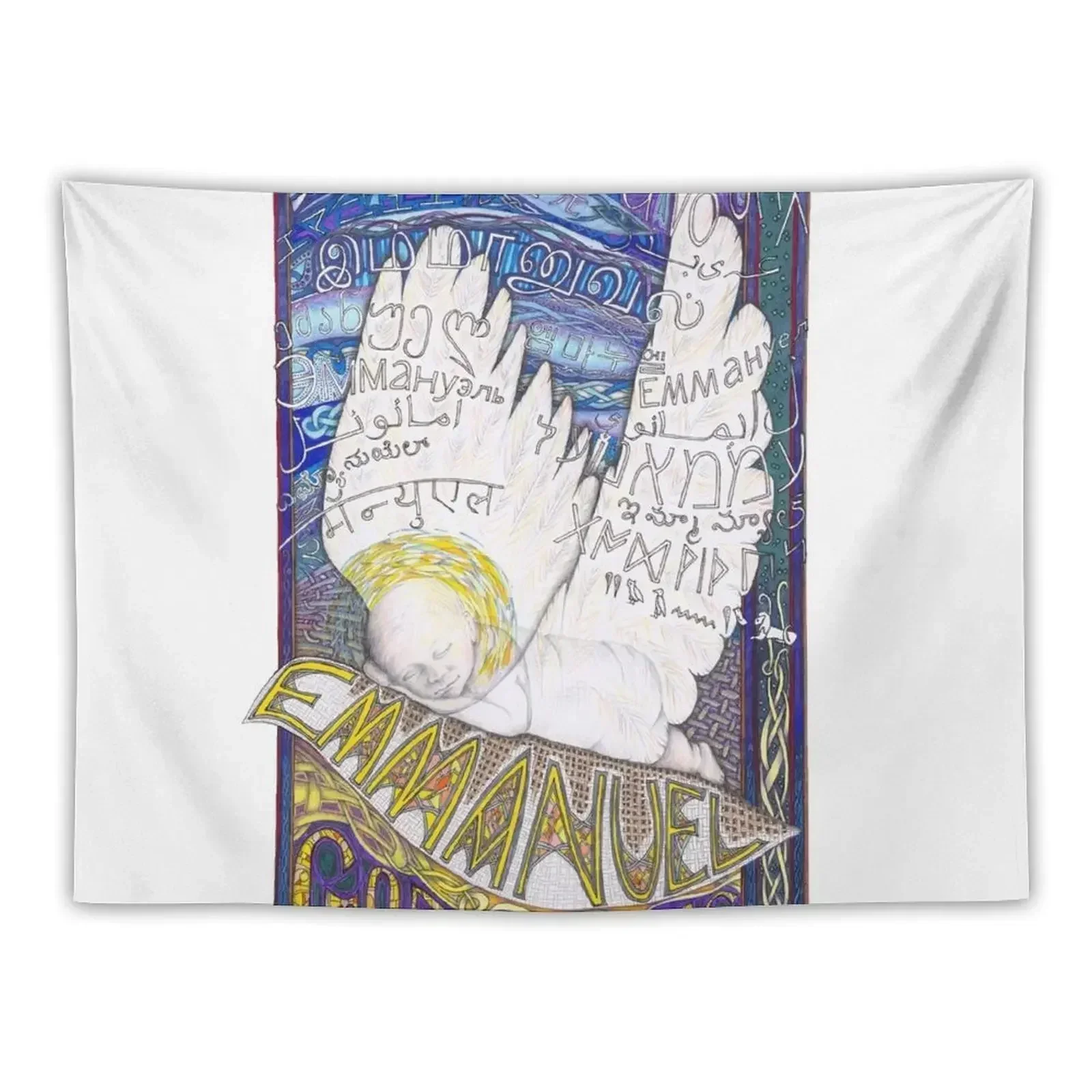 Гобелен Emmanuel японский декор комнаты Настенный