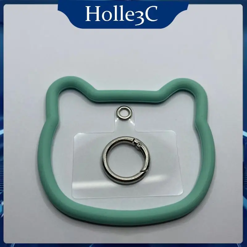 

Keychain Mobile Phone Beautiful Durable Silicone Anti-lost Simple Anti-fall Mobile Phone Periphery Fashion Lanyard Practical