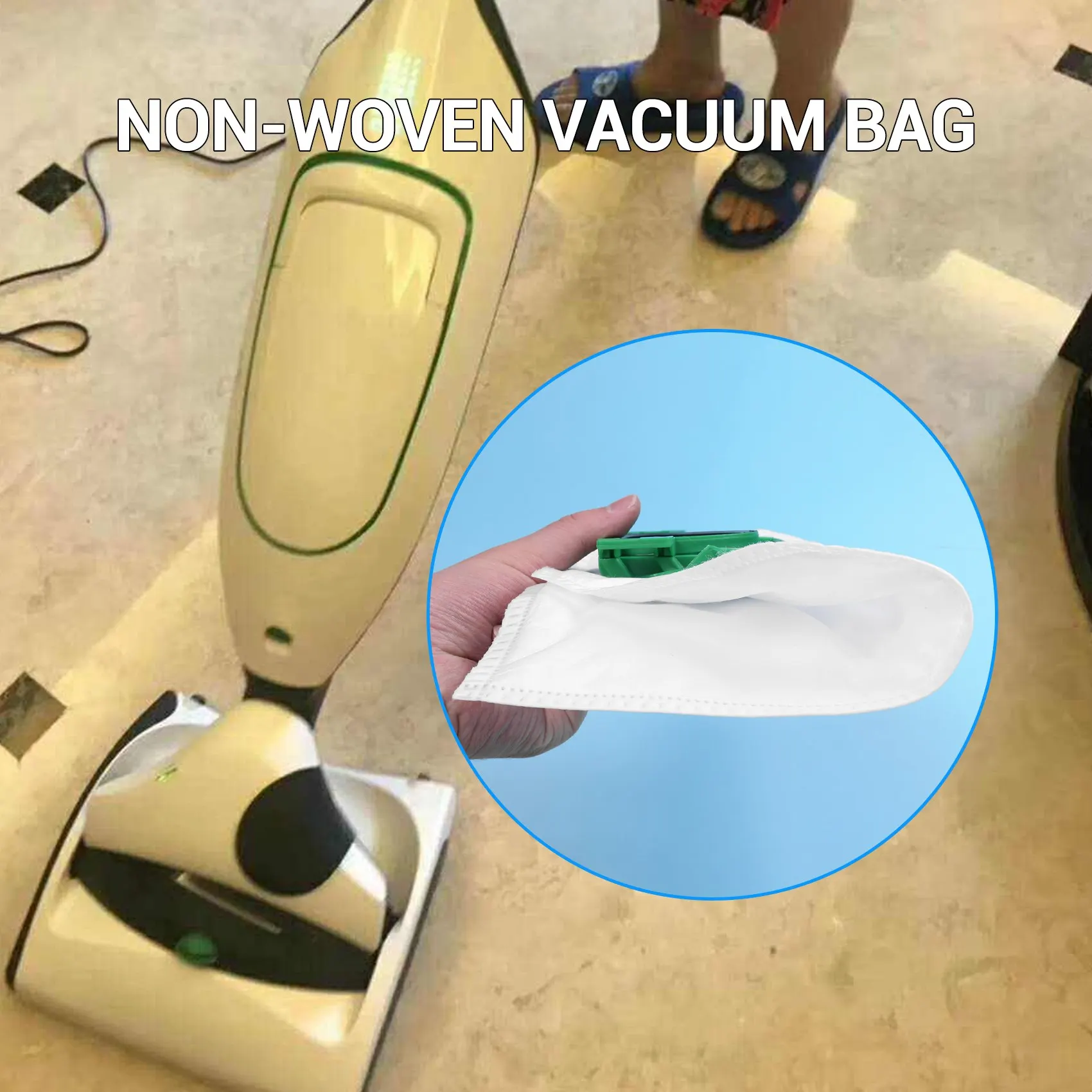 12 упаковок для пылесборника Vorwerk Kobold VK200 пылесборник FP200