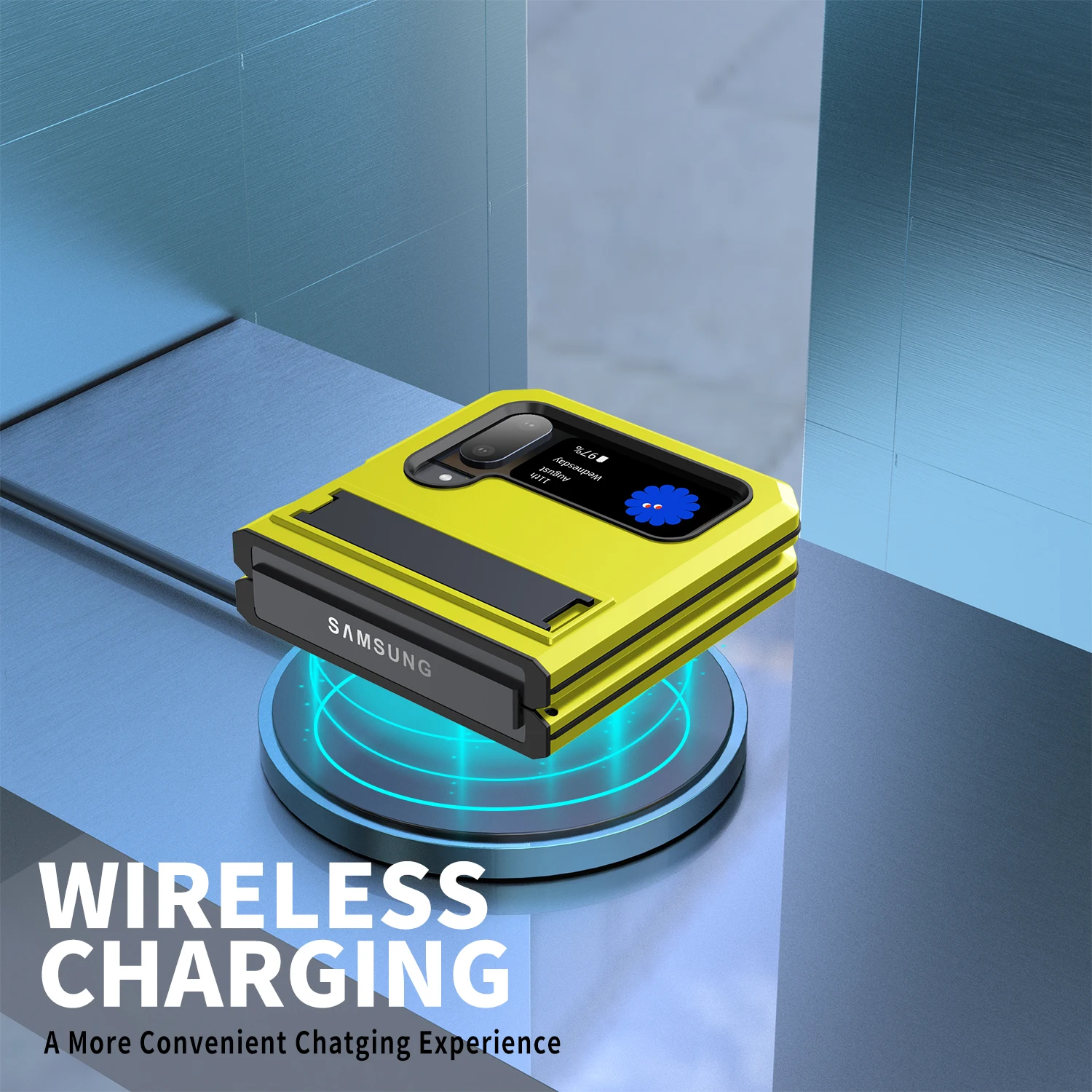 Funda for Samsung Galaxy Z Flip 4 5G 2022 Case Kickstand Cover for Samsung Z Flip 3 4 Flip4 Armor Metal Case with Stand Bracket