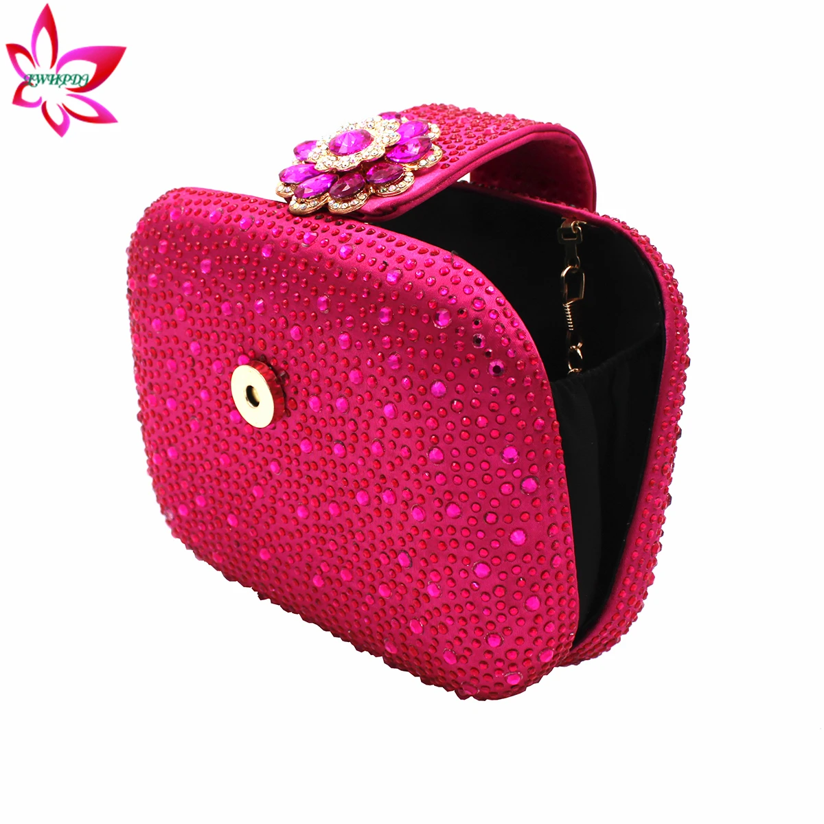 

Новинка 2023, женская сумочка в классическом стиле пурпурного цвета, высокое качество, Лидер продаж, специальный дизайн для свадебной вечеринки