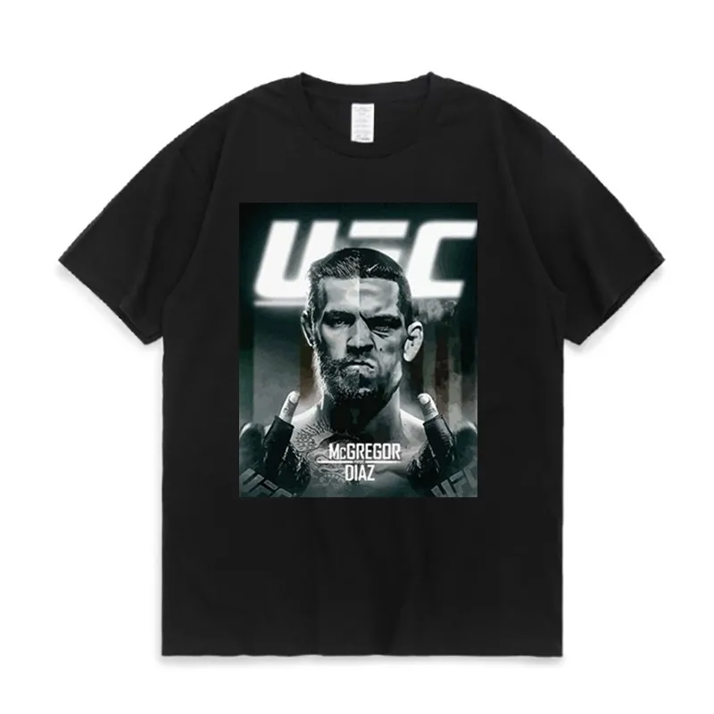 

Connor McGregor Vs Nate Diaz T Shirt. New 100% Cotton Short Sleeve O-Neck T-shirt Casual Mens Top MMA Harajuku Streetwear