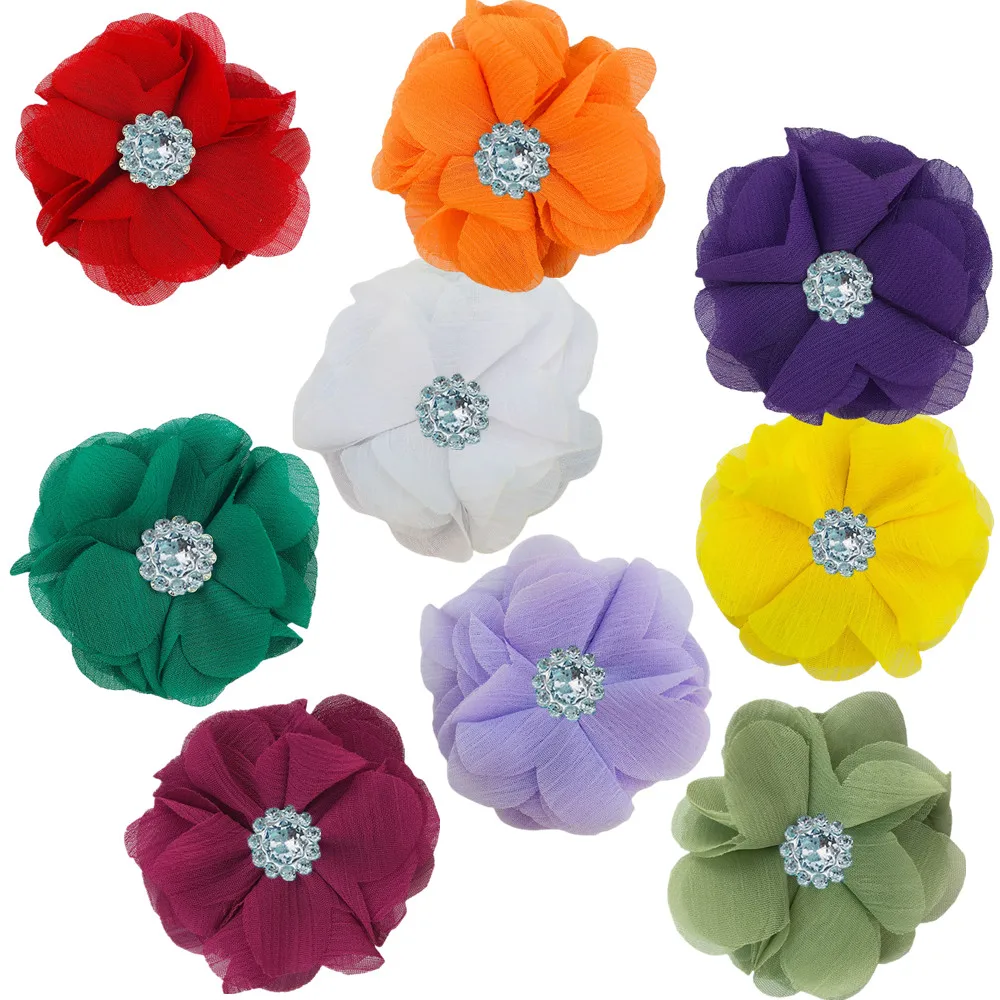 120 шт. головные уборы из шифона с пластиковыми пуговицами