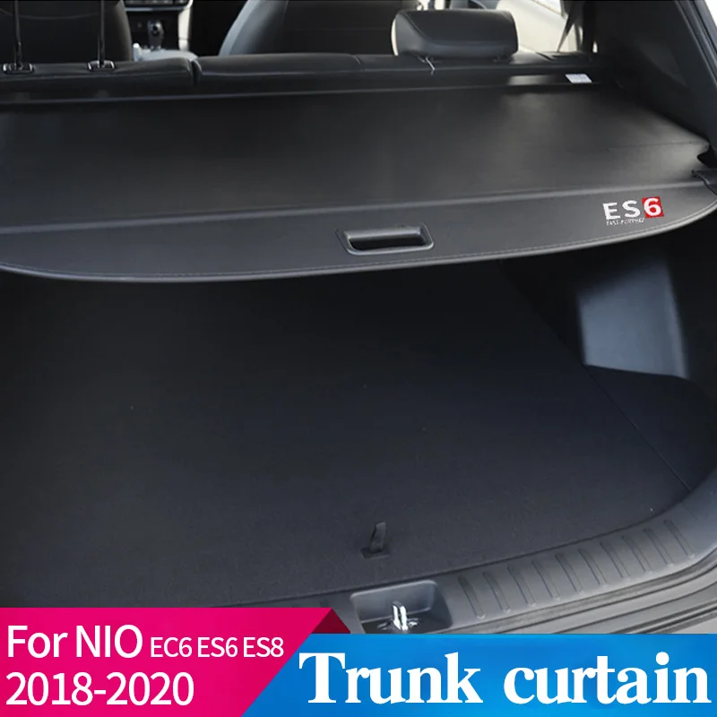 Trunk Curtain For NIO EC6 ES6 ES8 2018-2020 PU Anti-peeping Waterproof And Wear-resistant Protective Decorative Accessories