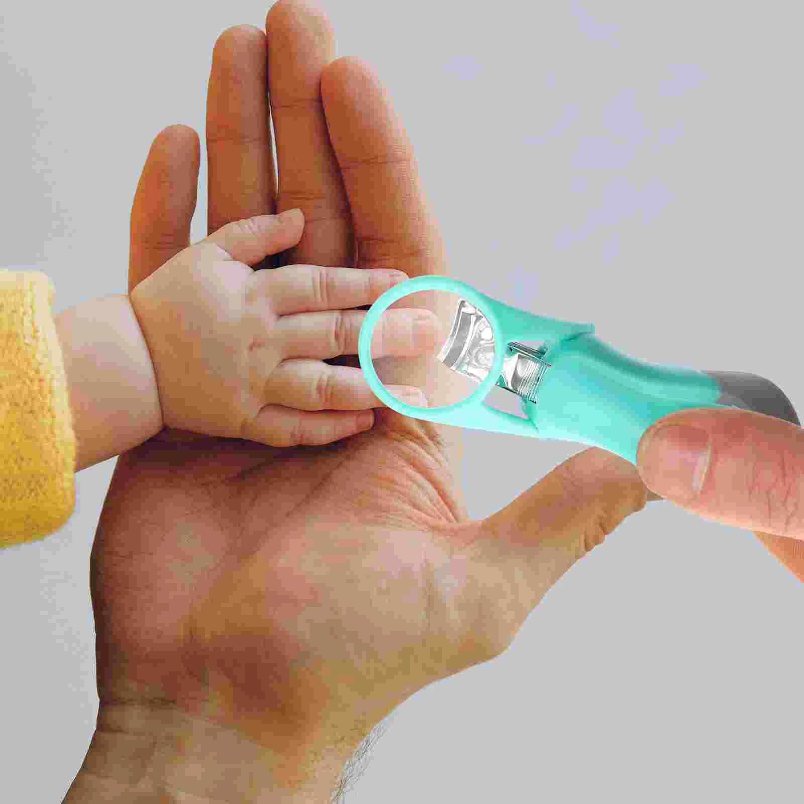 

Stainless Steel Nail File Magnifying Glass Nail Clippers Elderly Cutters Toe Trimmer Baby Magnifier Plastic Tool Senior Supply
