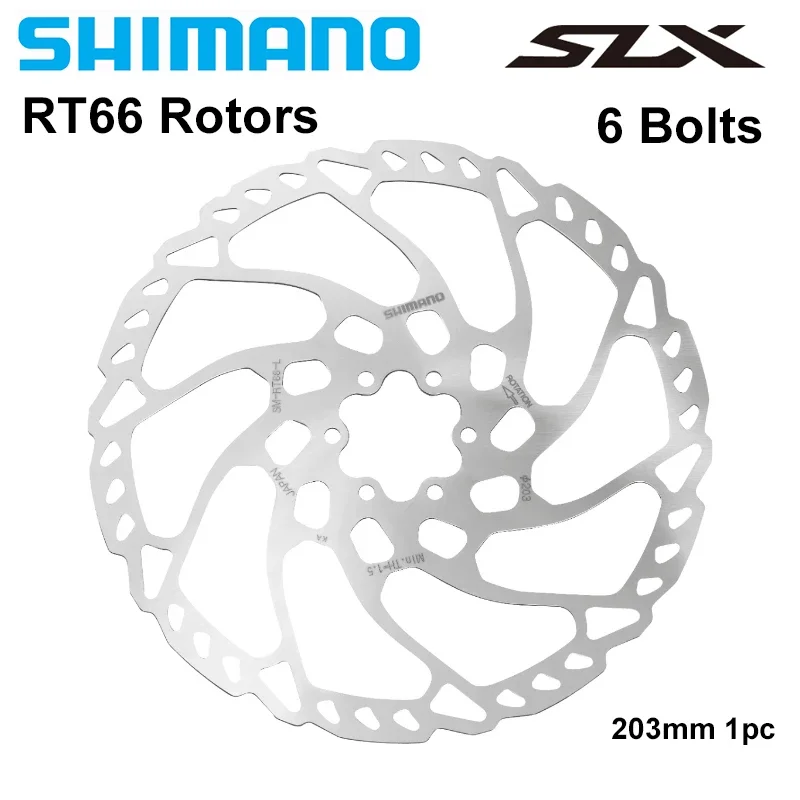 Тормозной диск SHIMANO SLX M7000 SM RT66 6 болтов велосипедный дисковый тормоз 160 мм 180 203