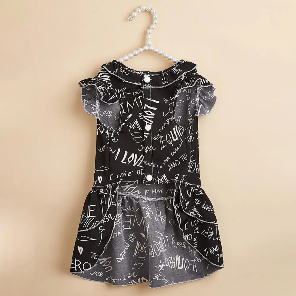 

Одежда для домашних животных, одежда из полиэстера для домашних животных, антидеформирующая, изысканная, модная, без рукавов, напечатанное ...