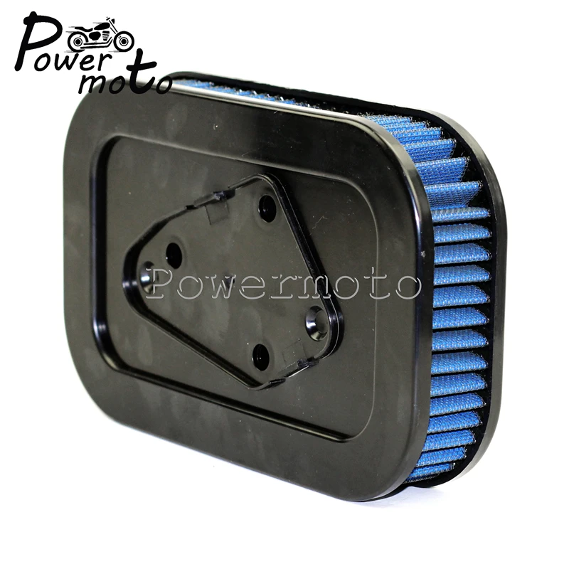Мотоциклетный синий красный воздушный фильтр с высоким потоком аксессуары для