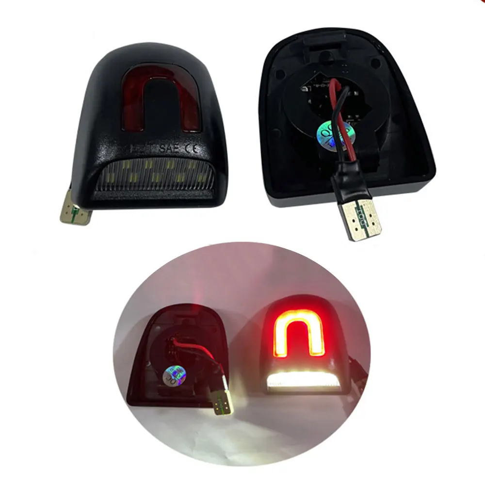 

2pcs CANBUS LED Car Number License Plate Light Lamp Bulb Strip Tube For Chevrolet Chevy Silverado GMC Sierra 1500 2500 Red White