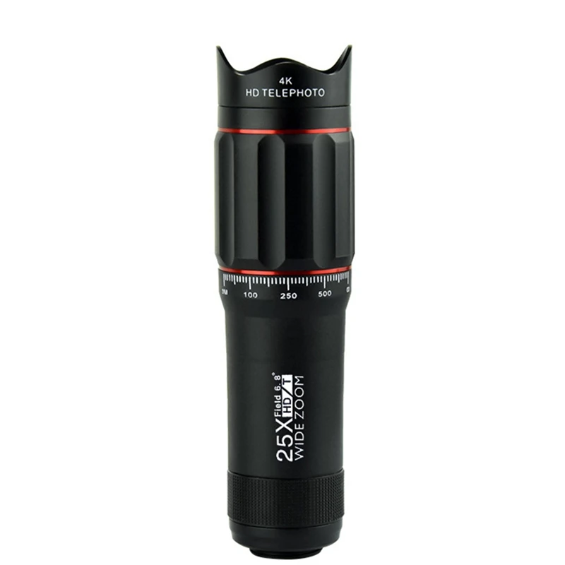 Новинка наружный 25-кратный телеобъектив высокой четкости внешний Универсальный