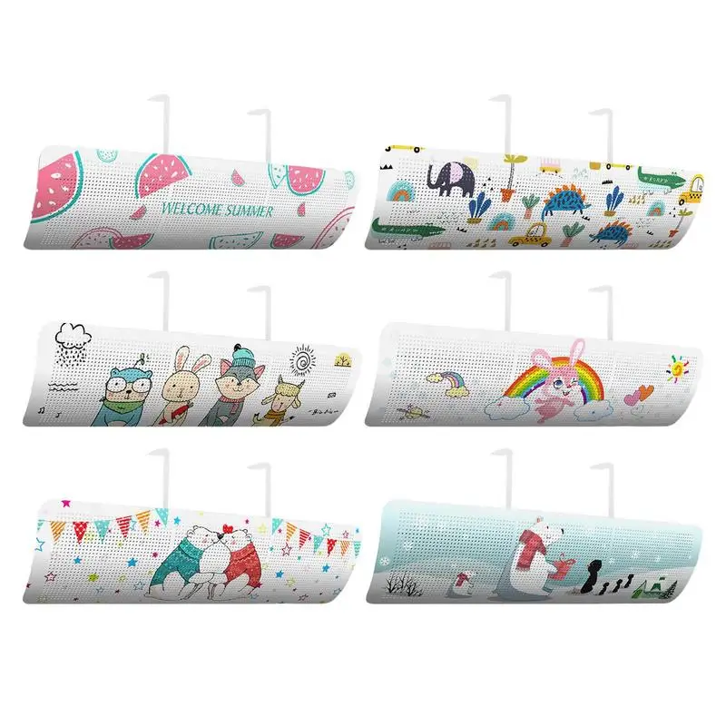 

Дефлектор для кондиционера, перегородка с воздушным охлаждением, с вращением на крыло, для гостиной, кабинета, спальни