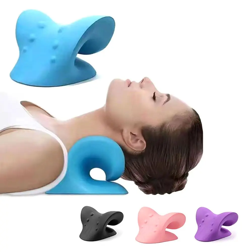 

Supplies Cervical Device Body Relax Improve sleeping Back Cushion Head traction pillow Shoulder Relaxer Neck Stretcher