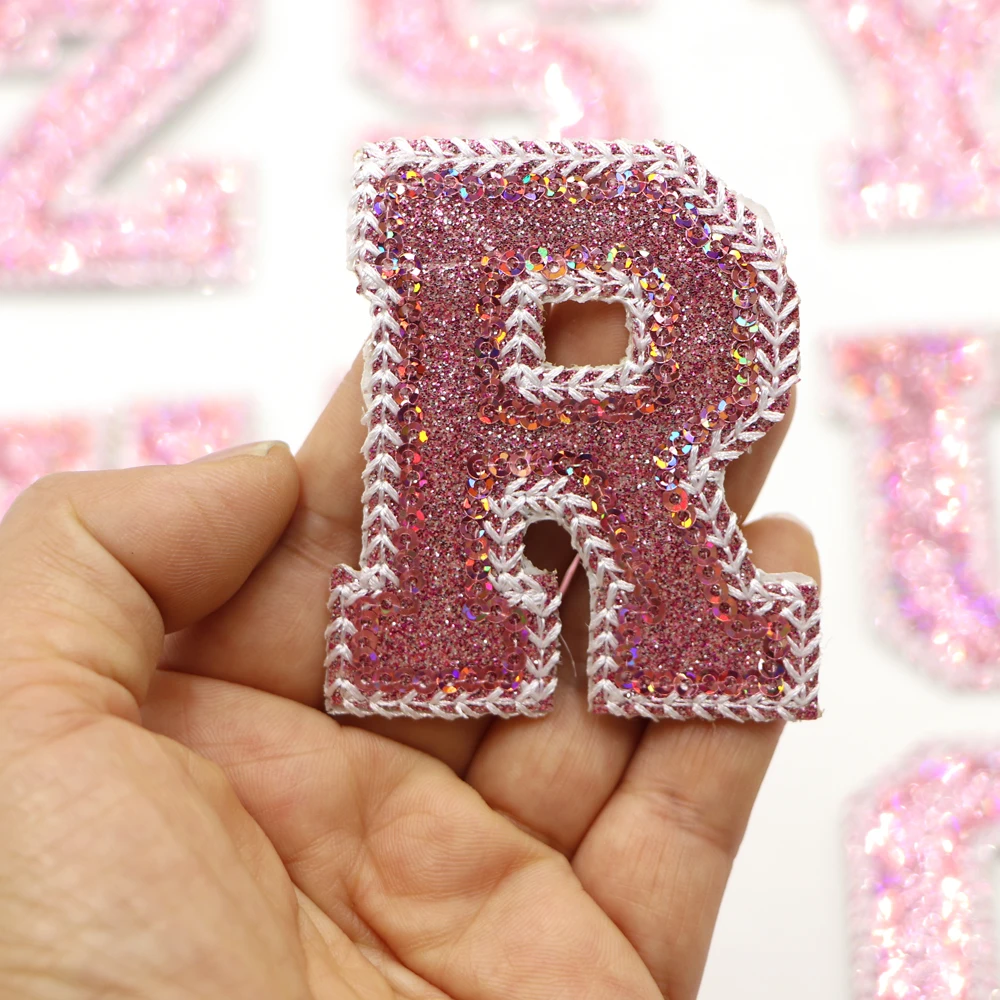 Термоклейкие буквы английского алфавита 80 мм