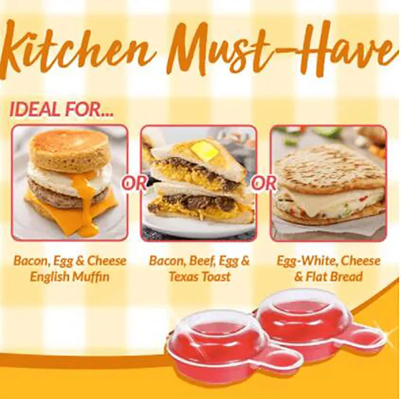 

EggWich Microwave Egg Cooker hamburger cooking tools breakfast lunch cooking cookware kitchen accessories