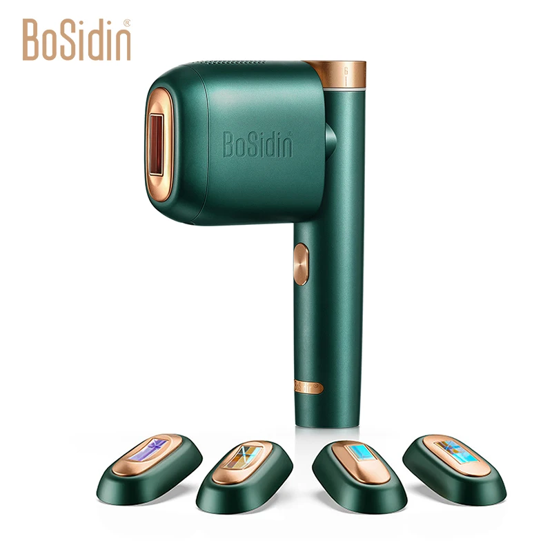 Портативный Эпилятор Bosidin Pro Ipl для удаления волос из АБС-пластика с 5 лазерными